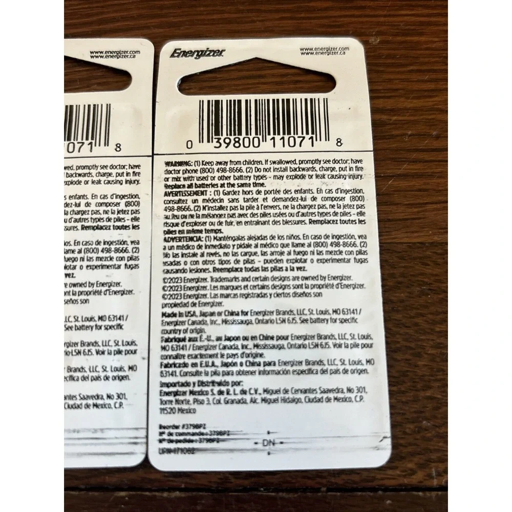 5 Original Energizer 379 Button Cell Watch Battery Batteries Best Use By 06/2025